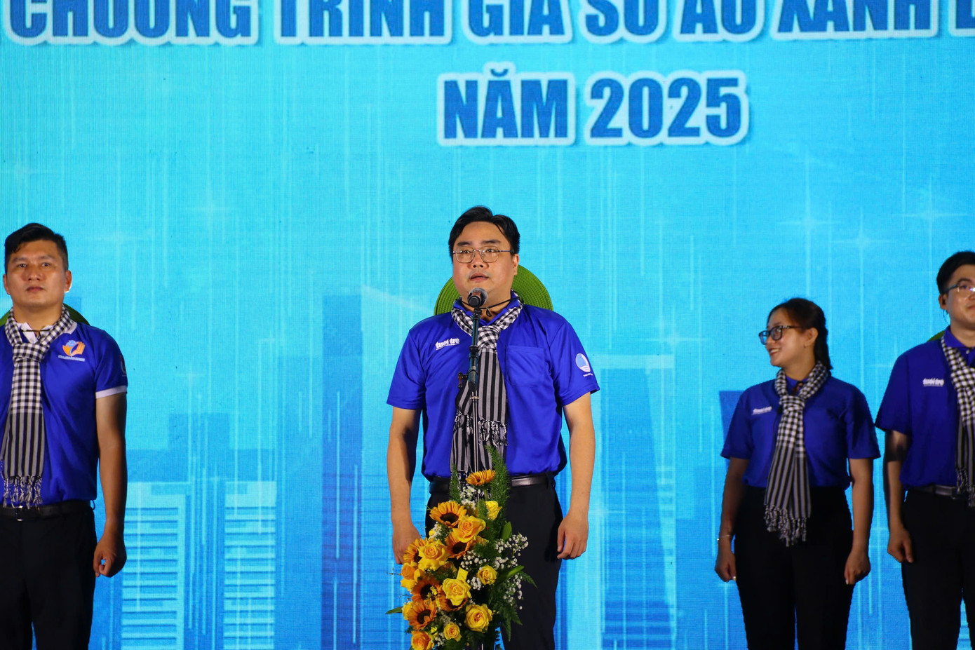 Anh Ngô Minh Hải - Bí thư Thành Đoàn TP. HCM, Chỉ huy trưởng Chiến dịch ‘Mùa Hè Xanh’ 2025 phát biểu tại Lễ ra quân. Anh Ngô Minh Hải - Bí thư Thành Đoàn TP. HCM, Chỉ huy trưởng Chiến dịch ‘Mùa Hè Xanh’ 2025 phát biểu tại Lễ ra quân.