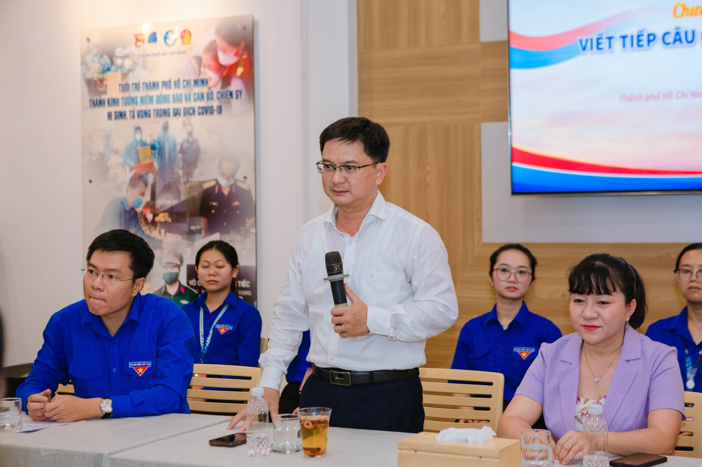 Ông Nguyễn Mạnh Cường phát biểu tại chương trình. (Ảnh: Thành Đoàn TP. HCM) Ông Nguyễn Mạnh Cường phát biểu tại chương trình. (Ảnh: Thành Đoàn TP. HCM)