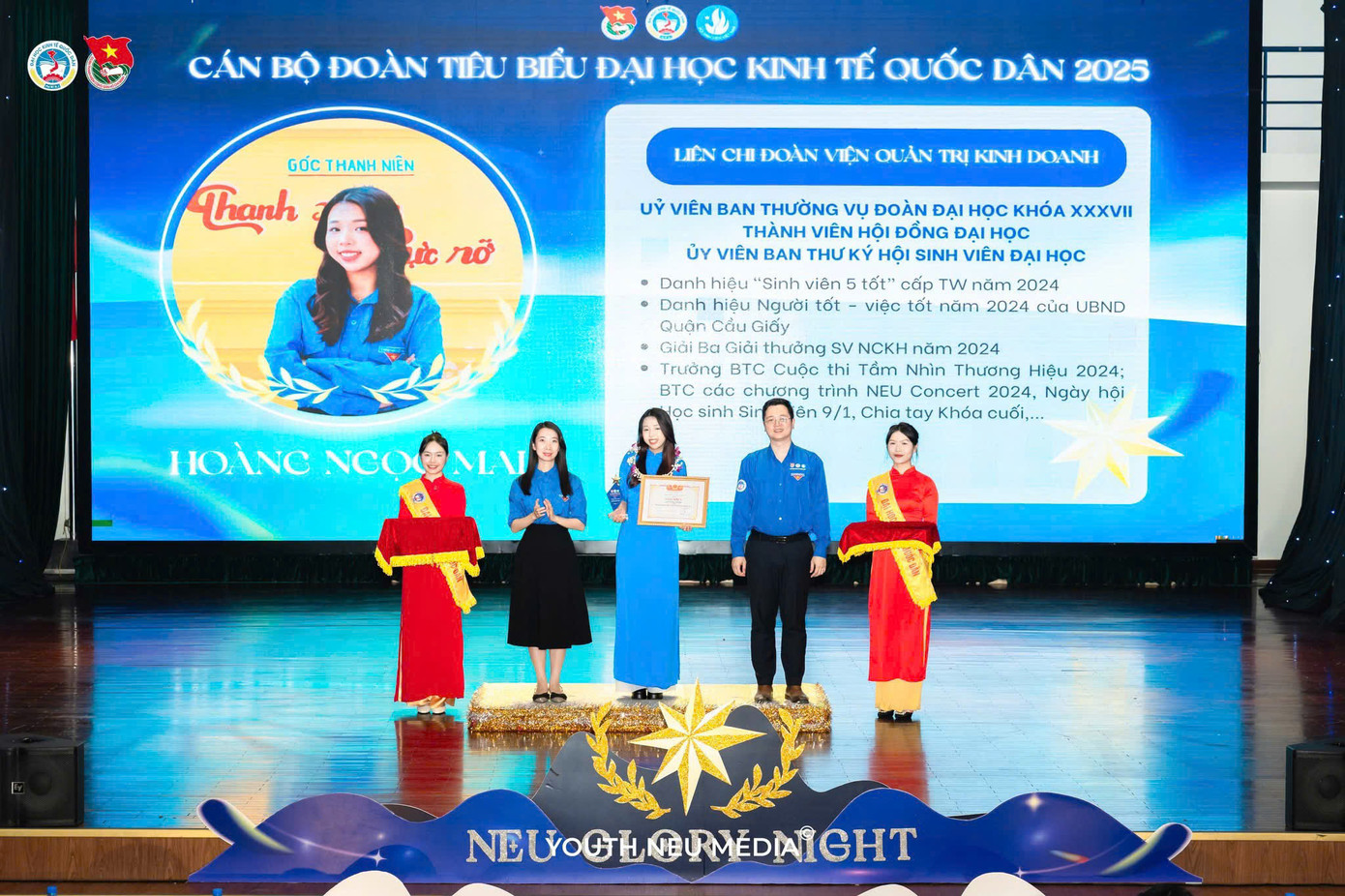 Ngọc Mai đã được tuyên dương tại nhiều cấp. Ngọc Mai đã được tuyên dương tại nhiều cấp.