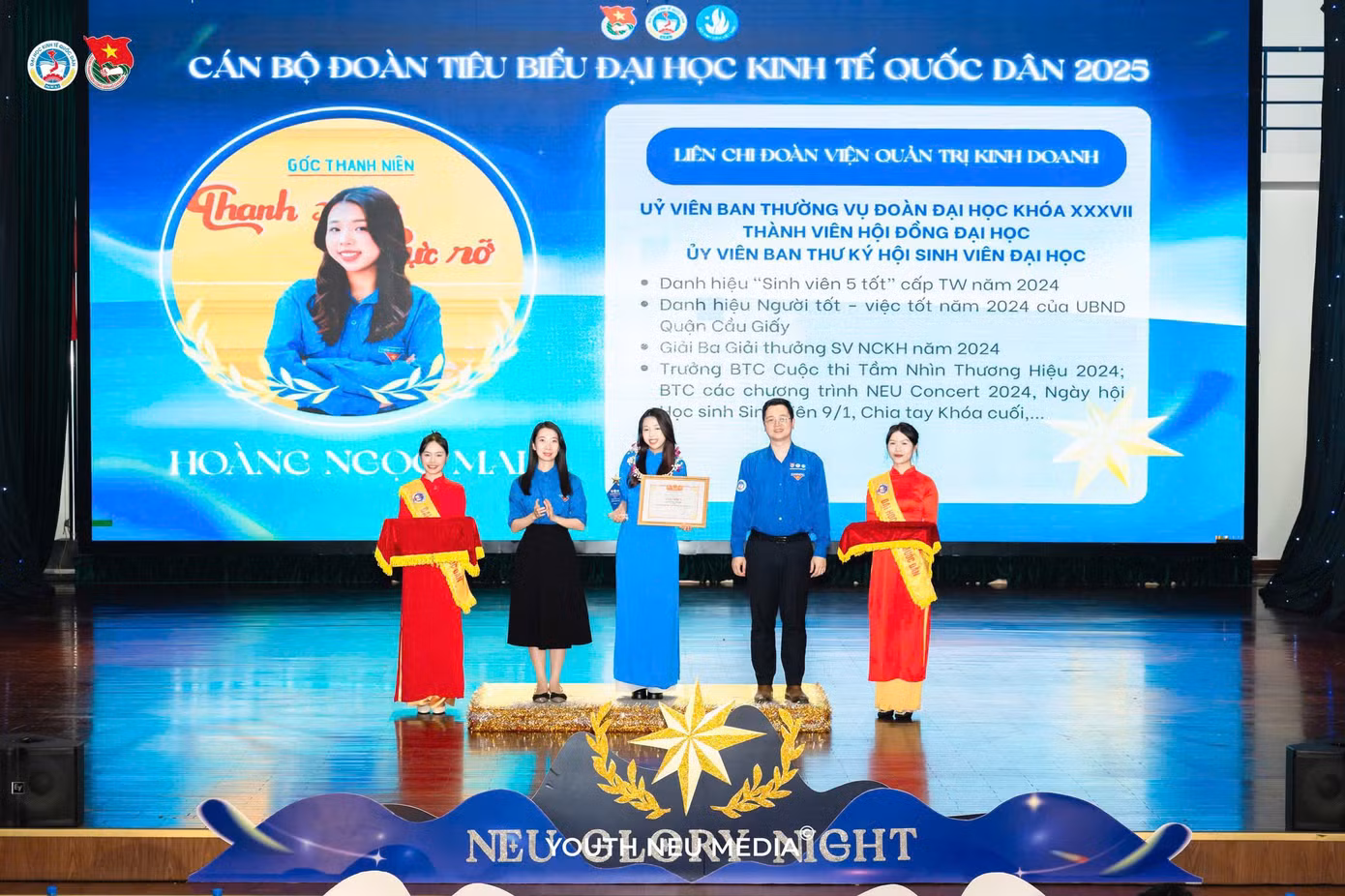 Ngọc Mai đã được tuyên dương tại nhiều cấp. Ngọc Mai đã được tuyên dương tại nhiều cấp.