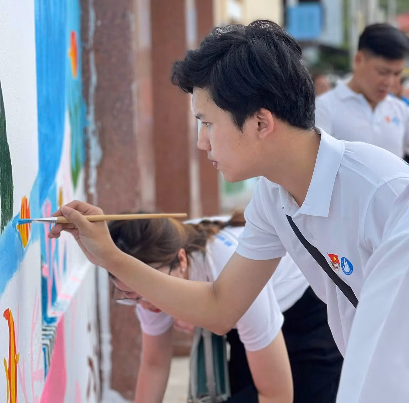 Hải Phong tích cực tham gia các hoạt động.