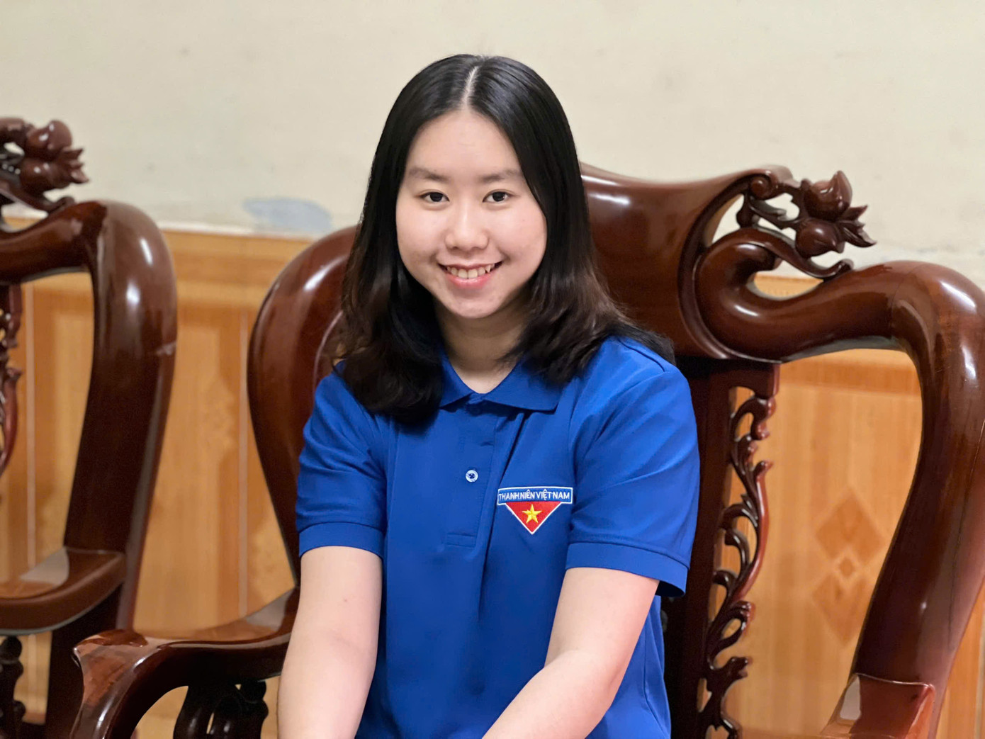 Chân dung Phạm Thị Việt Hà tình nguyện lên đường nhập ngũ.