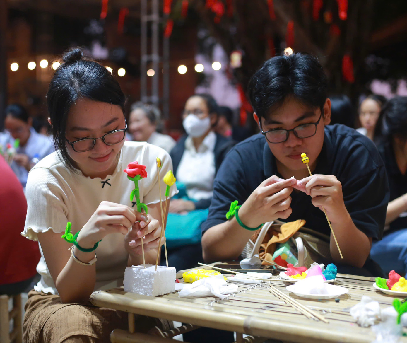 Các hoạt động gây quỹ tại chương trình.