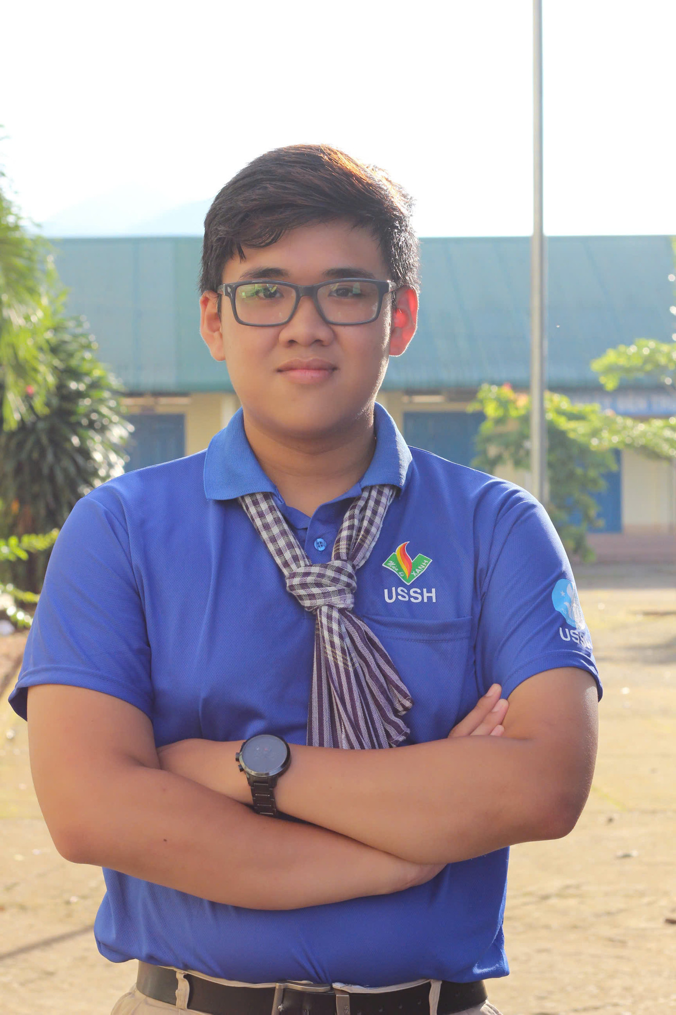 Chân dung nam sinh viên Lê Đỗ Cao Nguyên.