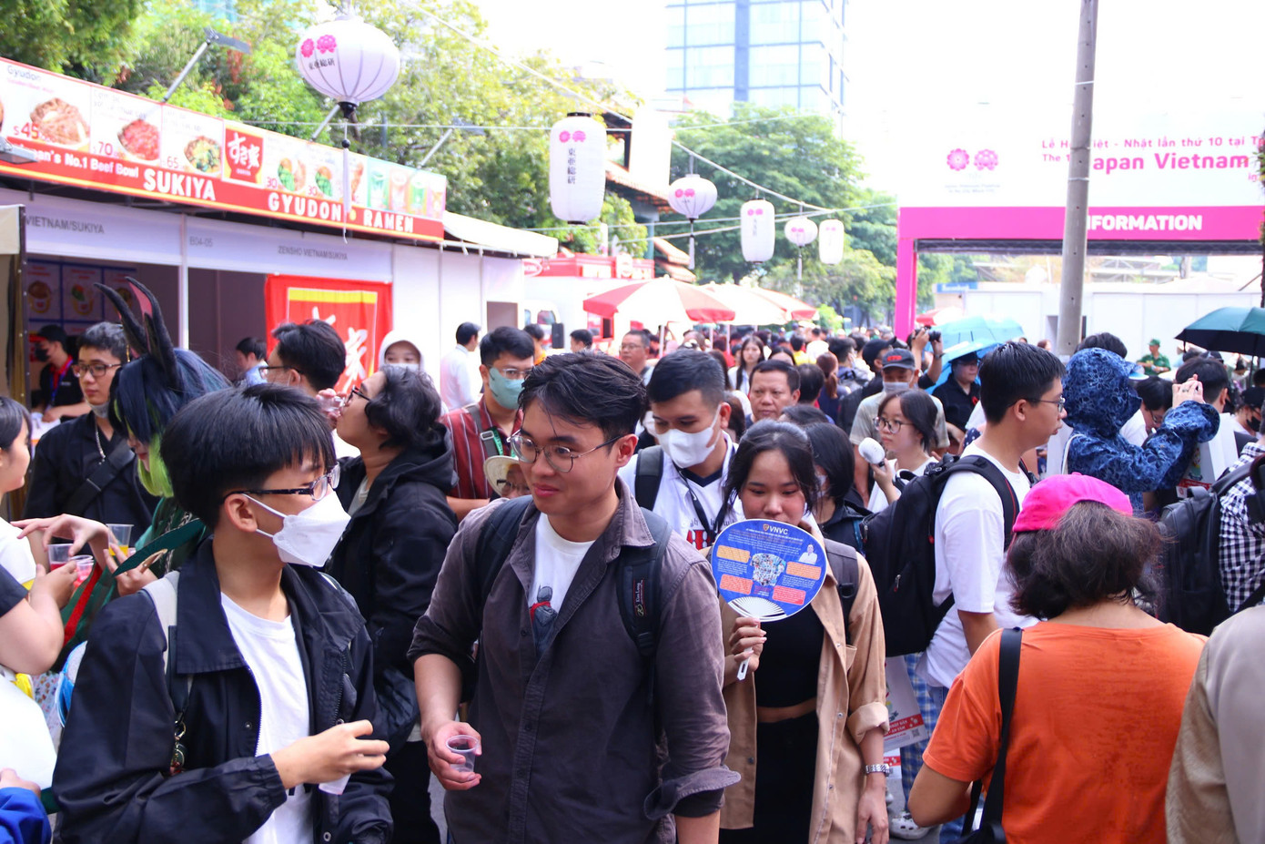 Rất đông bạn trẻ TP. HCM tham dự Lễ hội Việt - Nhật lần 5.