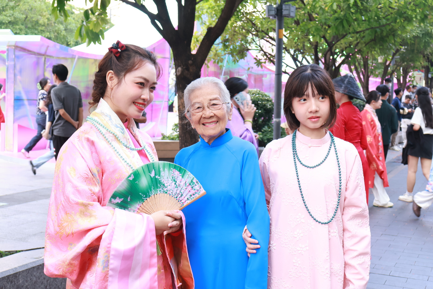 Sự kiện lần này cũng có sự góp mặt của NSƯT Phi Điểu. (Ảnh: Phương Tâm)