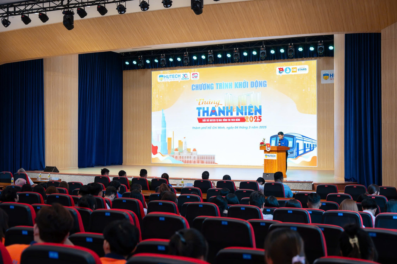 Anh Võ Xuân Đạt phát biểu tại chương trình.