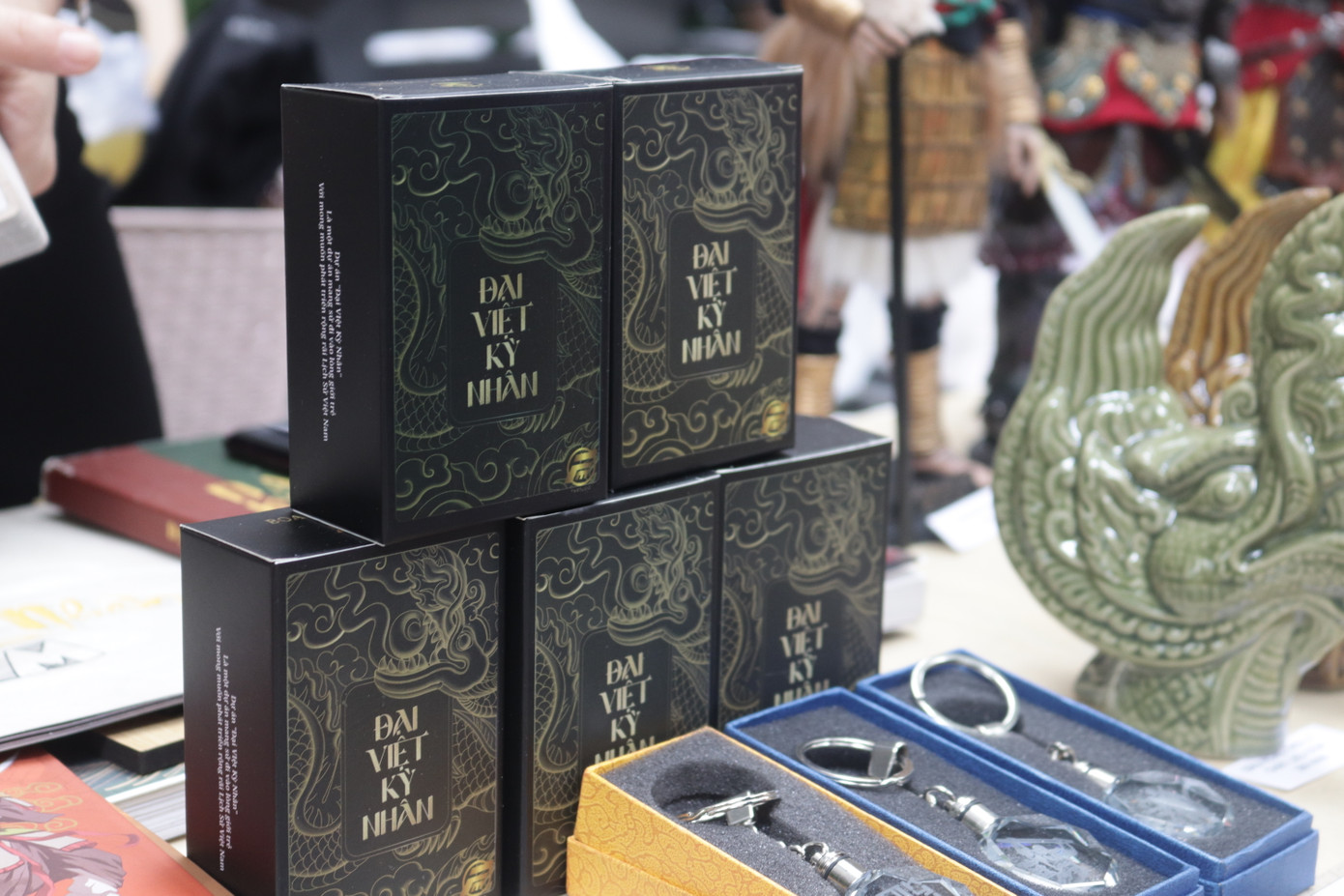 Những gian hàng được trưng bày bắt mắt tại sự kiện. Những gian hàng được trưng bày bắt mắt tại sự kiện.