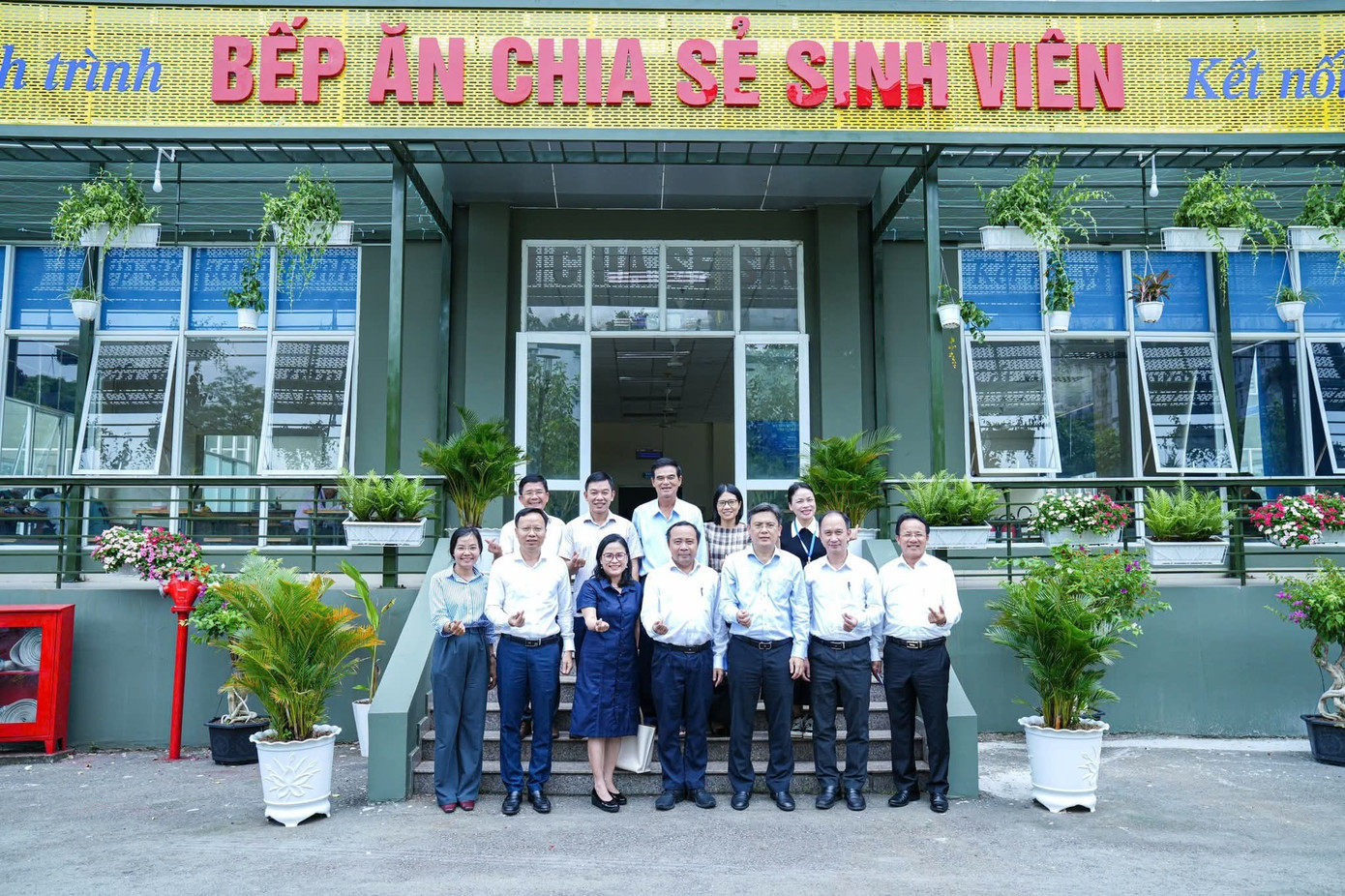 "Bếp ăn chia sẻ sinh viên" được đưa vào phục vụ từ ngày 30/6/2025. (Ảnh: ĐHQG TP. HCM)