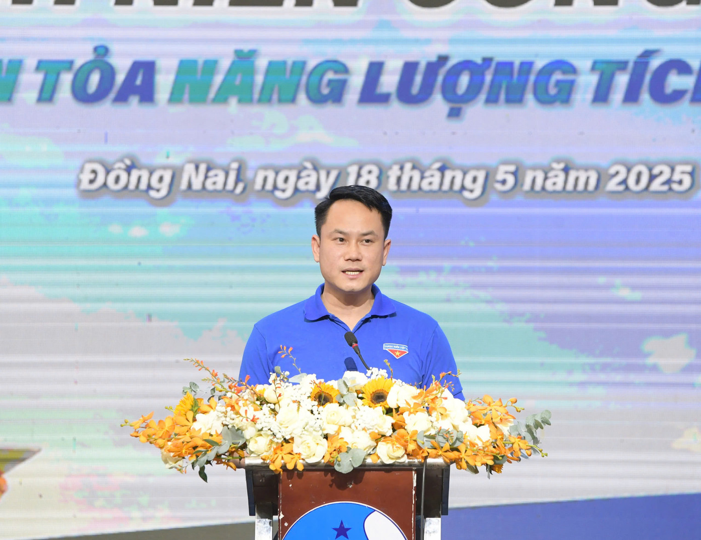 Anh Nguyễn Kim Quy phát biểu tại chương trình. Anh Nguyễn Kim Quy phát biểu tại chương trình.