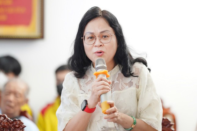 TS. BS Nguyễn Ngọc Phương Thư chia sẻ tại Hội thảo. TS. BS Nguyễn Ngọc Phương Thư chia sẻ tại Hội thảo.