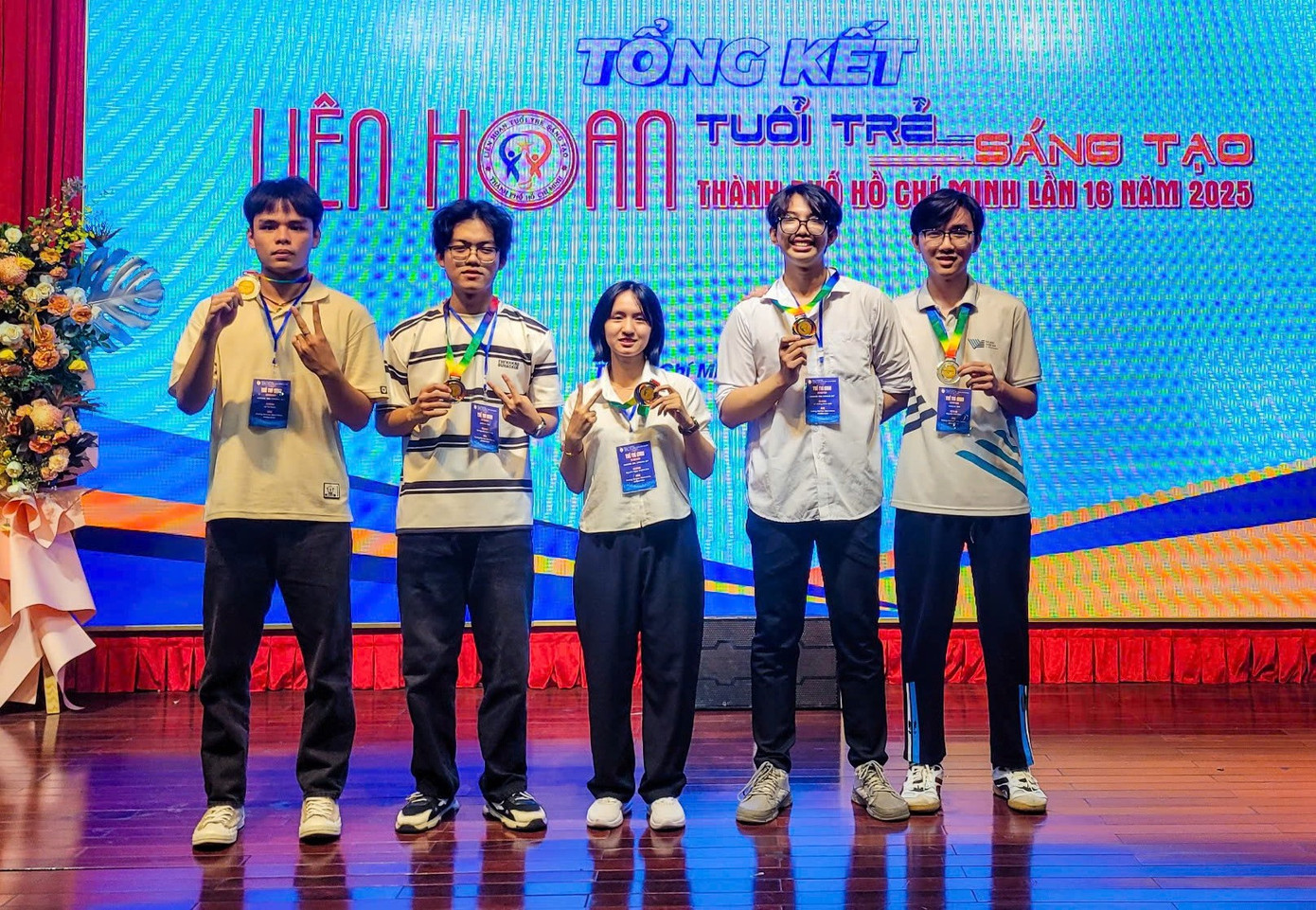 Dự án của nhóm đạt Huy chương Bạc tại cuộc thi &quot;Thiết kế, Chế tạo và Ứng dụng 2025&quot;.