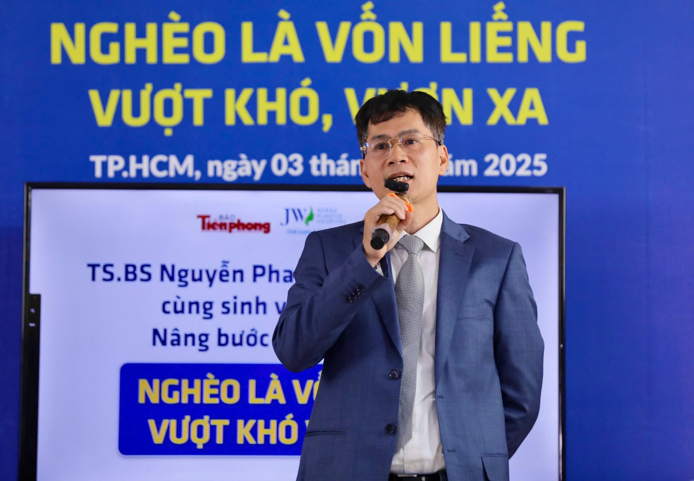 Nhà báo Lý Thành Tâm phát biểu tại chương trình. (Ảnh: Duy Anh) Nhà báo Lý Thành Tâm phát biểu tại chương trình. (Ảnh: Duy Anh)