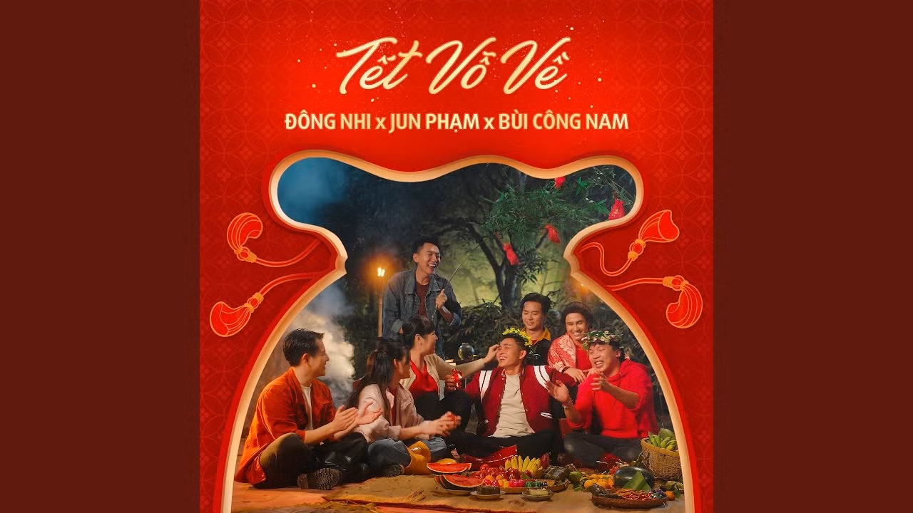 Bùi Công Nam kết hợp cùng Đông Nhi và Jun Phạm trong MV Tết vỗ về ra mắt ngày 1/1/2025.