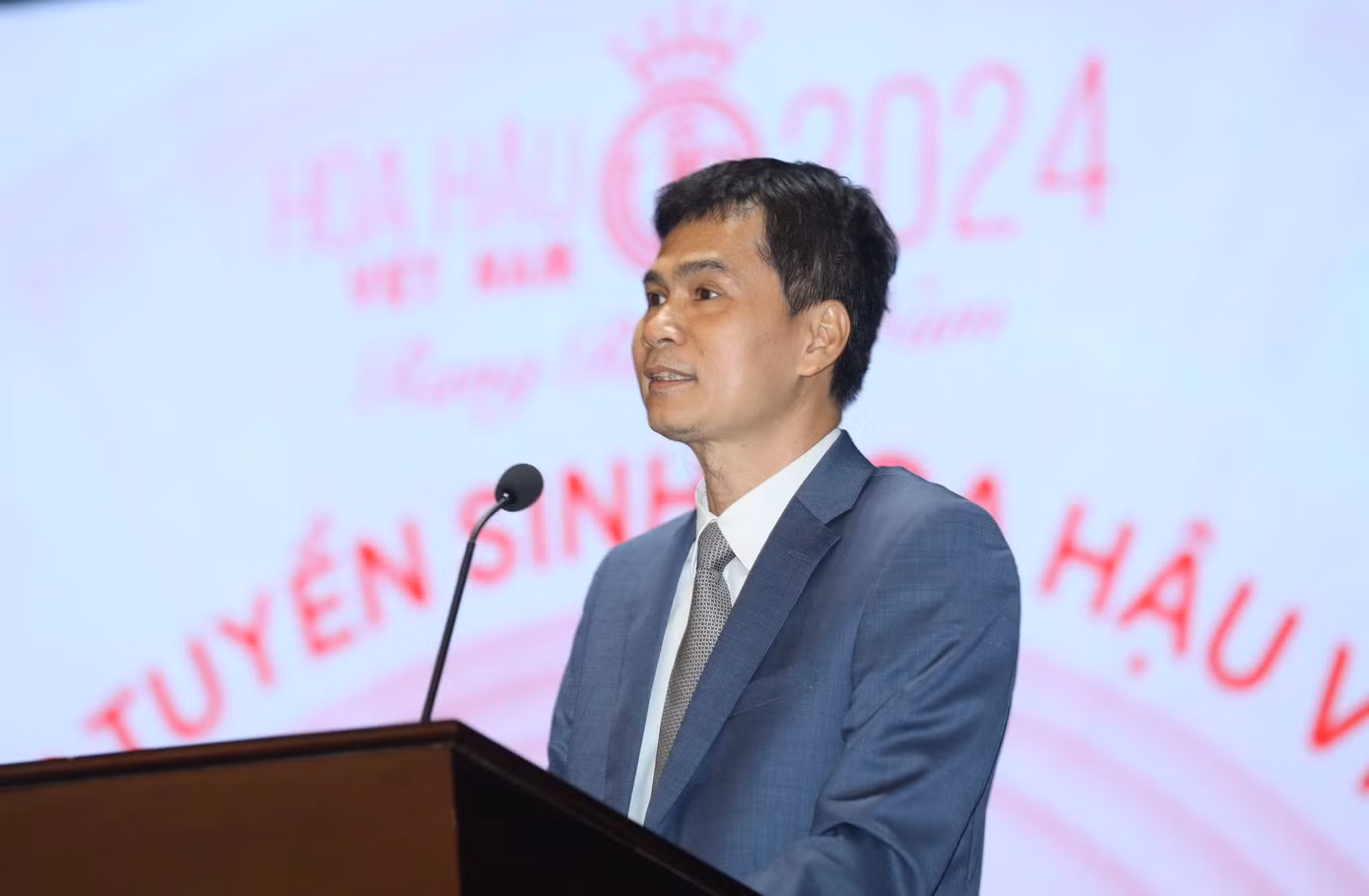 Nhà báo Lý Thành Tâm phát biểu tại chương trình. (Ảnh: Duy Anh)
