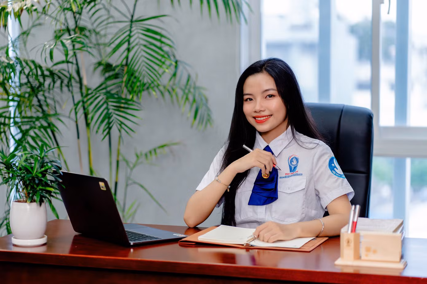 “Học không phải để chạy theo điểm số, mà là để trở thành phiên bản tốt nhất của chính mình" - Trúc chia sẻ.