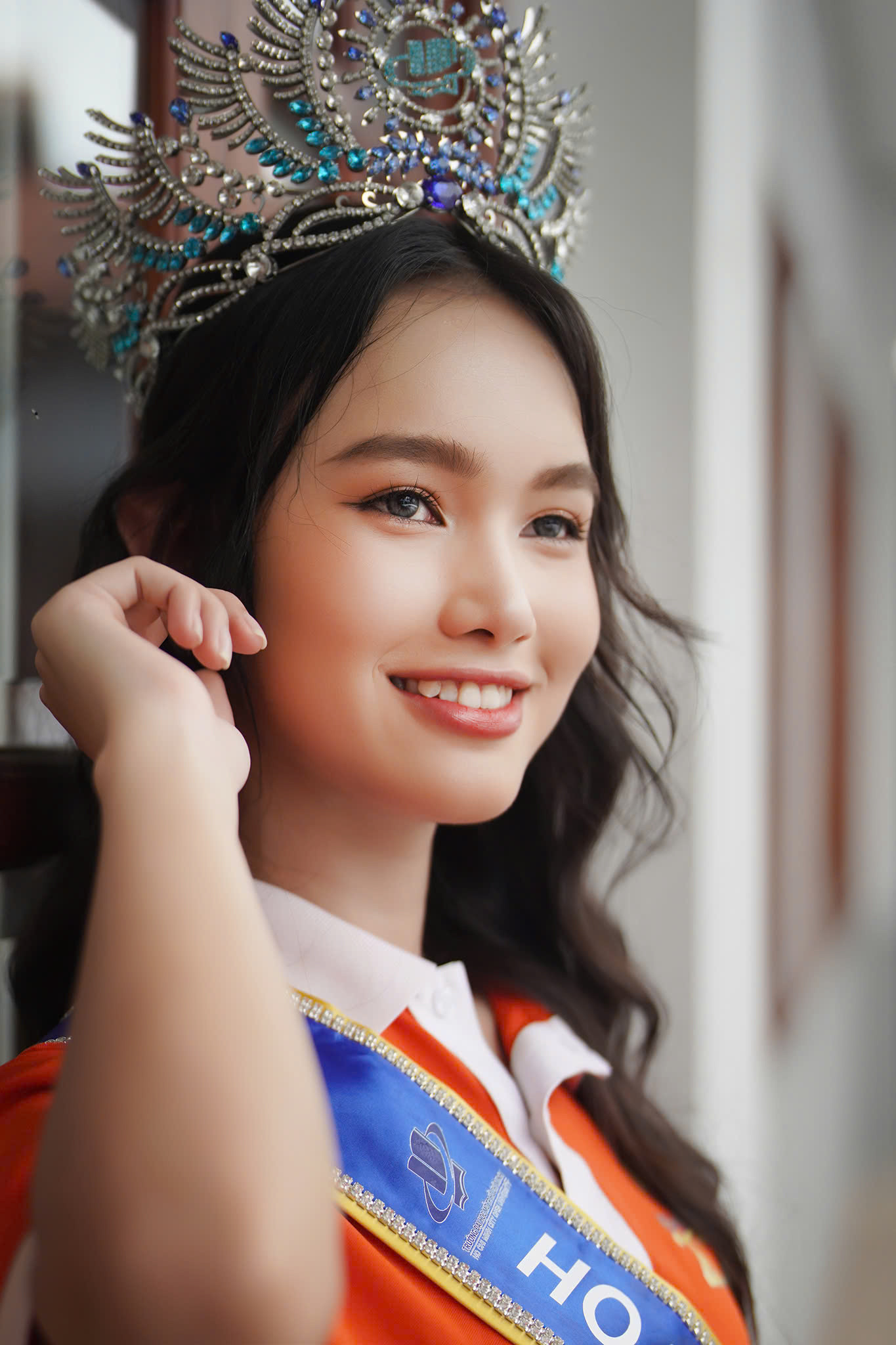 Vẻ đẹp 'ngọt ngào' của Hoa khôi Trúc Vi. Vẻ đẹp 'ngọt ngào' của Hoa khôi Trúc Vi.