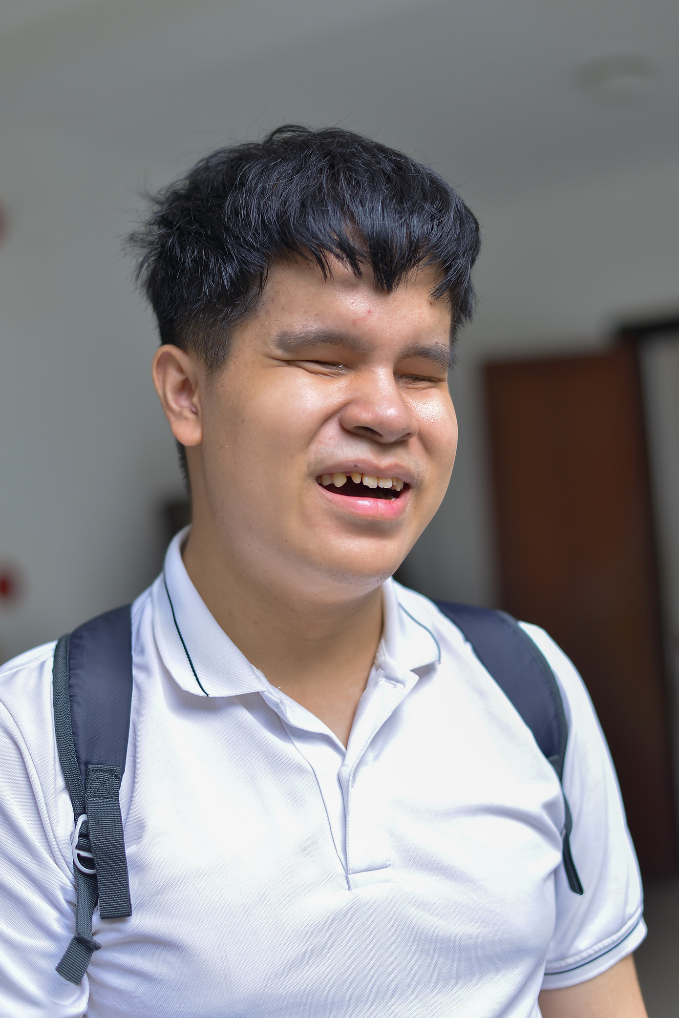 Thiên San hiện đang sống tại mái ấm khiếm thị Nhật Hồng (quận Bình Thạnh, TP. HCM). Thiên San hiện đang sống tại mái ấm khiếm thị Nhật Hồng (quận Bình Thạnh, TP. HCM).