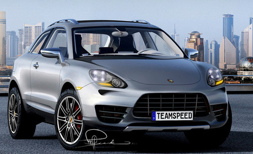 Phác họa Porsche Cajun. Ảnh Teamspeed