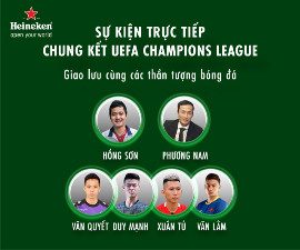 Chia sẻ khoảnh khắc chung kết UEFA Champions League với Heineken ảnh 1