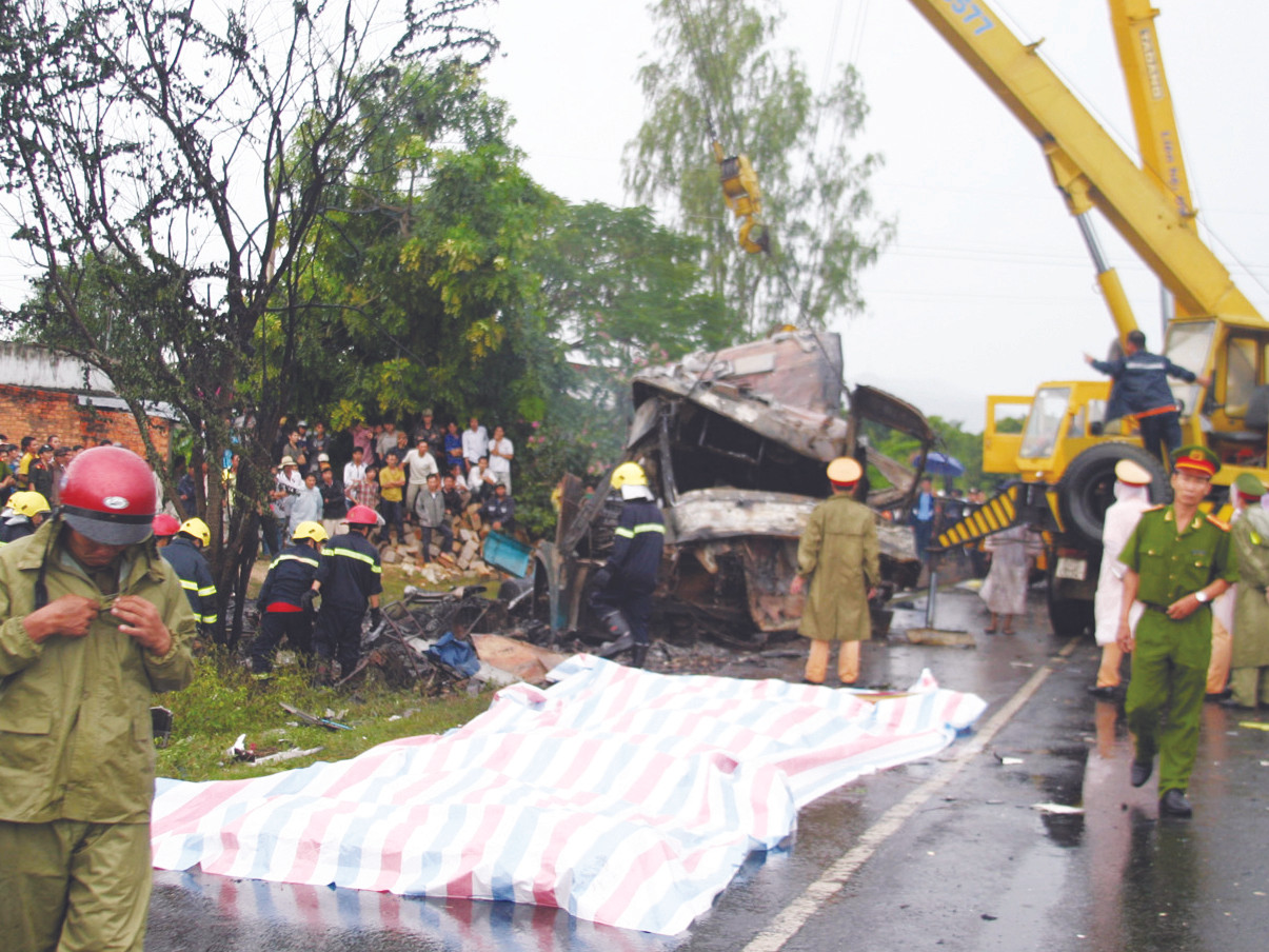 Hiện trường vụ tai nạn