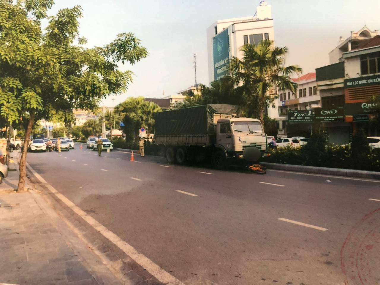 Hiện trường vụ tai nạn. Hiện trường vụ tai nạn.