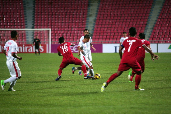 Trận đấu diễn ra khá sôi động