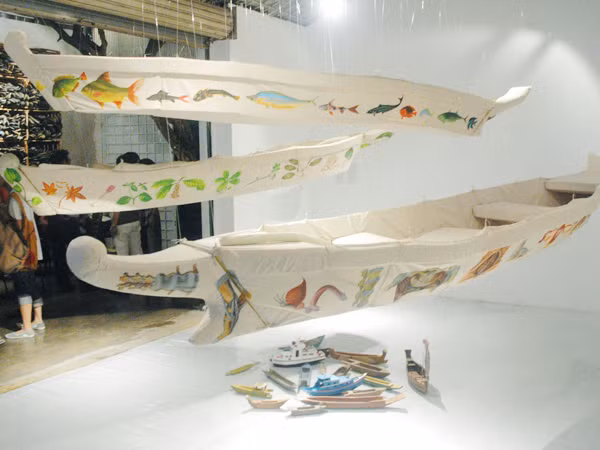 Những con thuyền đẹp như trong mơ của Aung Ko (Myanmar)