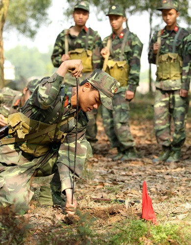 Đánh dấu điểm nghi vấn có mìn