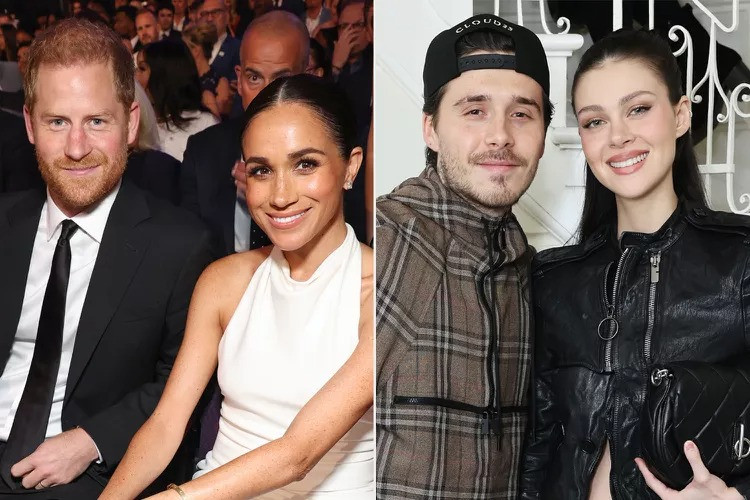 Brooklyn Beckham và Nicola Peltz được mời đến ăn tối tại nhà Harry và Meghan. Ảnh: Getty Images.