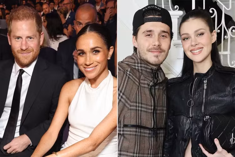 Brooklyn Beckham và Nicola Peltz được mời đến ăn tối tại nhà Harry và Meghan. Ảnh: Getty Images.