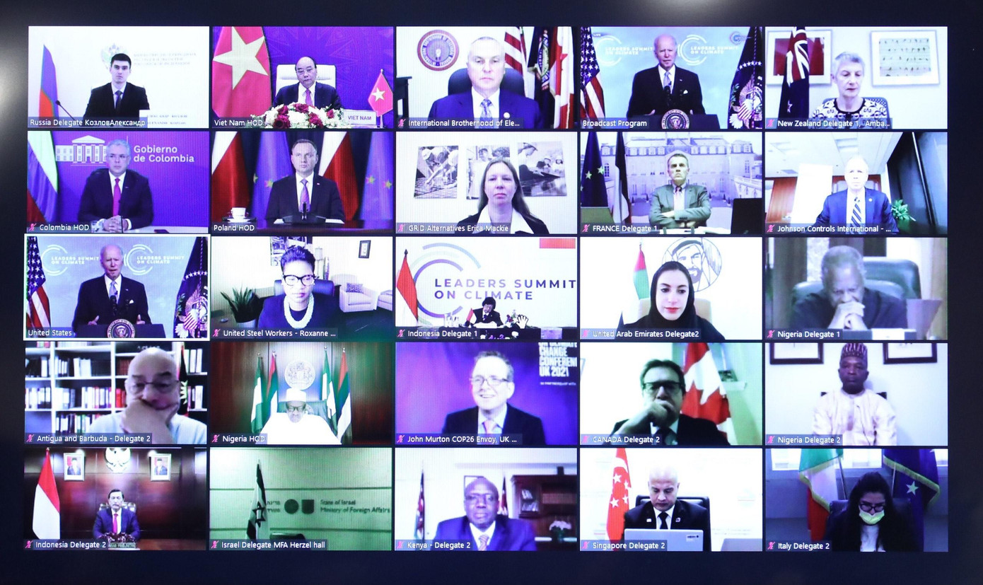 Các lãnh đạo thế giới tham dự hội nghị. (Ảnh: Như Ý) Các lãnh đạo thế giới tham dự hội nghị. (Ảnh: Như Ý)