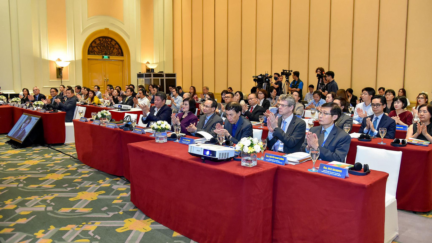 Các đại biểu tham dự toạ đàm. (Ảnh: Mofa) Các đại biểu tham dự toạ đàm. (Ảnh: Mofa)