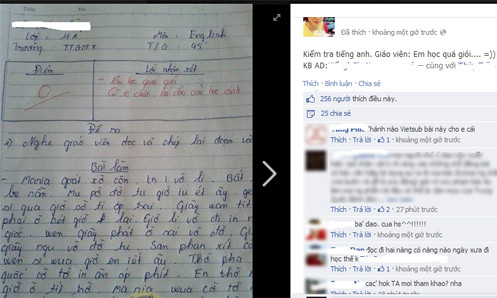 Bài kiểm tra tiếng Anh này nhận được nhiều ý kiến phản hồi của cư dân mạng.. Bài kiểm tra tiếng Anh này nhận được nhiều ý kiến phản hồi của cư dân mạng.