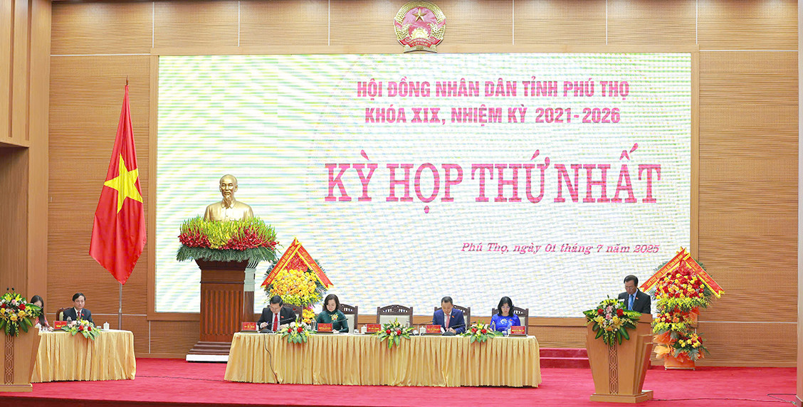 Kỳ họp thứ nhất HĐND tỉnh Phú Thọ.