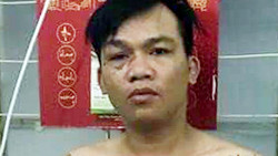 Phi tại cơ quan điều tra. Ảnh: Công an cung cấp. Kẻ giật dây chuyền của cán bộ ngoại giao Nga ở TP HCM bị bắt ảnh 1