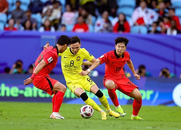ĐT Hàn Quốc 3 - 3 ĐT Malaysia. Ảnh: AFC. ĐT Hàn Quốc 3 - 3 ĐT Malaysia. Ảnh: AFC.