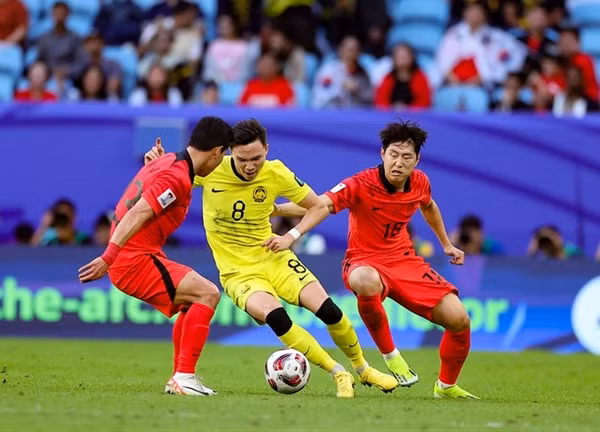 ĐT Hàn Quốc 3 - 3 ĐT Malaysia. Ảnh: AFC.