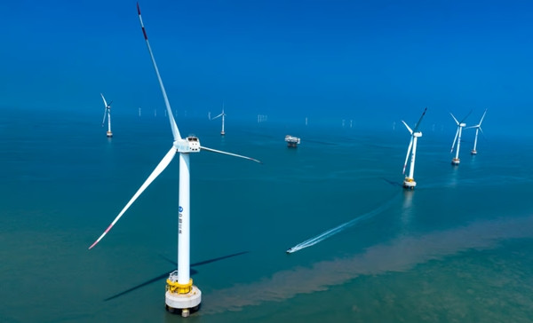 Các turbine gió ở tỉnh Phúc Kiến (Trung Quốc). Ảnh: Xinhua. Các turbine gió ở tỉnh Phúc Kiến (Trung Quốc). Ảnh: Xinhua.