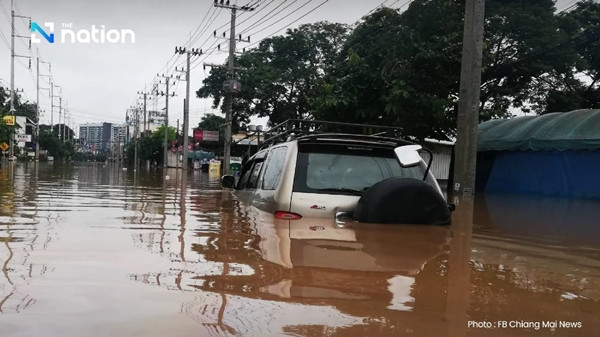 Ngập lụt nghiêm trọng ở Chiang Mai (Thái Lan). Ảnh: Chiang Mai News/ The Nation Thailand. Ngập lụt nghiêm trọng ở Chiang Mai (Thái Lan). Ảnh: Chiang Mai News/ The Nation Thailand.