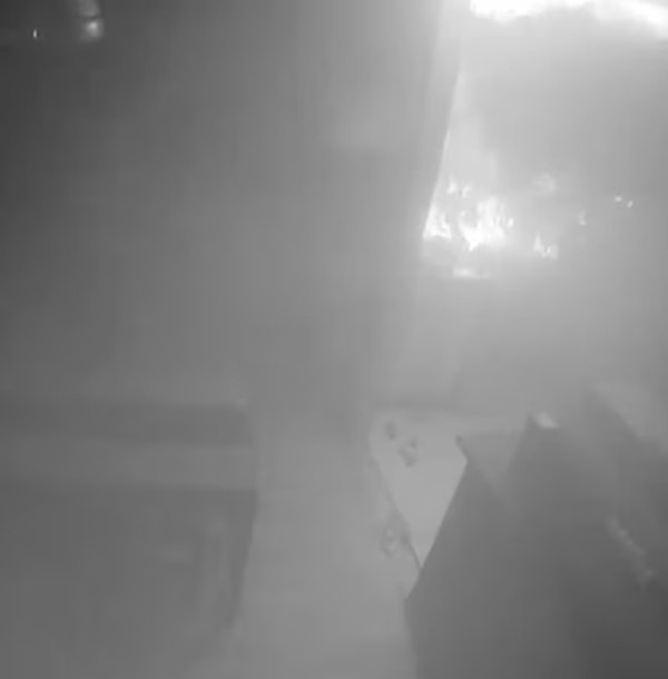 Hình ảnh vụ hỏa hoạn. Ảnh: Wave3. Hình ảnh vụ hỏa hoạn. Ảnh: Wave3.