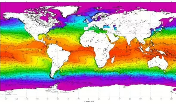Nhiệt độ trung bình bề mặt nước biển toàn cầu đạt mức cao kỷ lục vào tháng 2/2024. Ảnh: Cơ quan Quản lý Khí quyển và Đại dương Quốc gia (Mỹ).