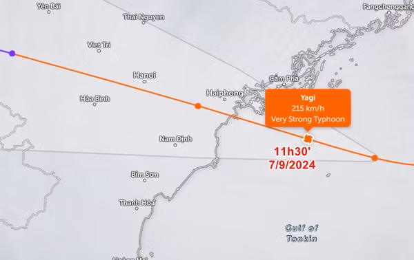 Vị trí và đường đi dự báo của bão Yagi (bão số 3), theo JTWC. Ảnh: Zoom Earth, JMA, JTWC.