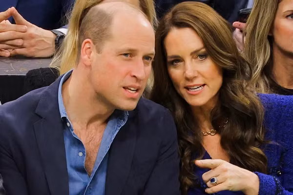Đã lâu nay vợ chồng William - Kate không đi cùng nhau trong các sự kiện của Hoàng gia Anh do Kate đang điều trị bệnh. Ảnh: AP.