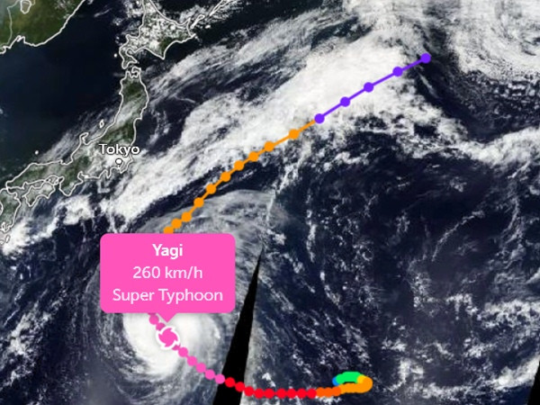 Bão Yagi năm 2006 cũng có lúc mạnh lên thành siêu bão. Ảnh: Zoom Earth, NASA. Bão Yagi năm 2006 cũng có lúc mạnh lên thành siêu bão. Ảnh: Zoom Earth, NASA.