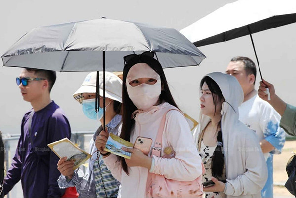 Thái Lan, Philippines đều đã ra cảnh báo về nắng nóng gay gắt ở thời điểm hiện tại và sắp tới. Ảnh: Bangkok Post.