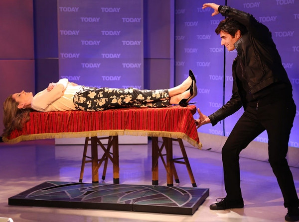 David Copperfield trong một màn biểu diễn. Ảnh: Rebecca Davis/ Today.