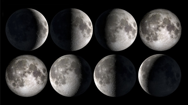 Một tháng âm lịch là thời gian mà Mặt Trăng đi qua hết các pha của nó. Ảnh: bigstockphoto.com/ Delpixart.