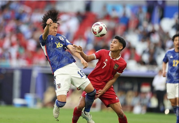 ĐT Nhật Bản 3 - 1 ĐT Indonesia. Ảnh: AFC.