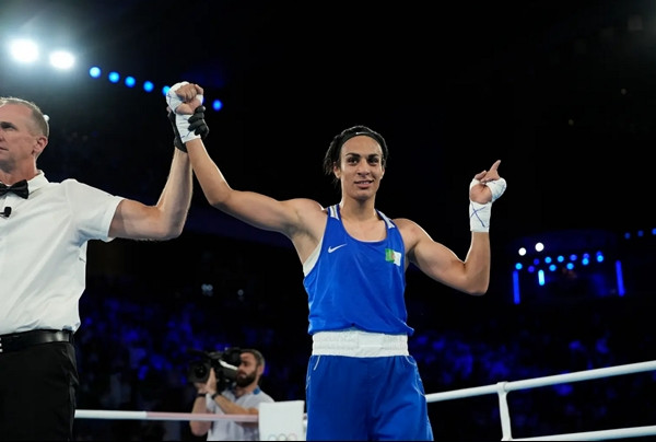 Khelif sẽ thi đấu để tranh Huy chương Vàng vào ngày mai, 9/8. Ảnh: AP.